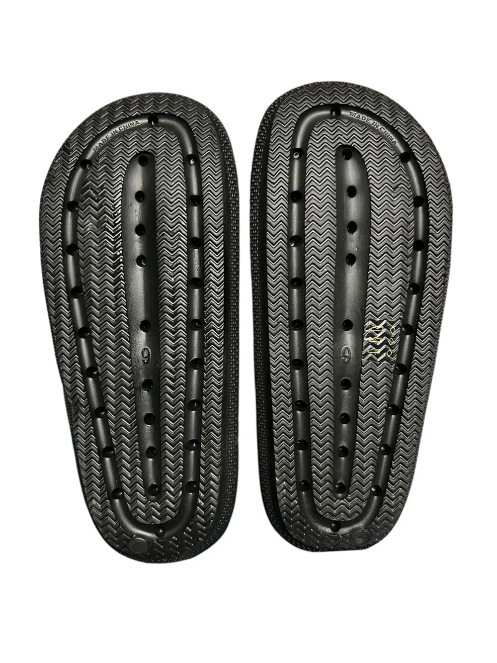 🌻NEW Madden Mjett Slide Sandals Black Textured Cushioned Comfort Slides Men's 9